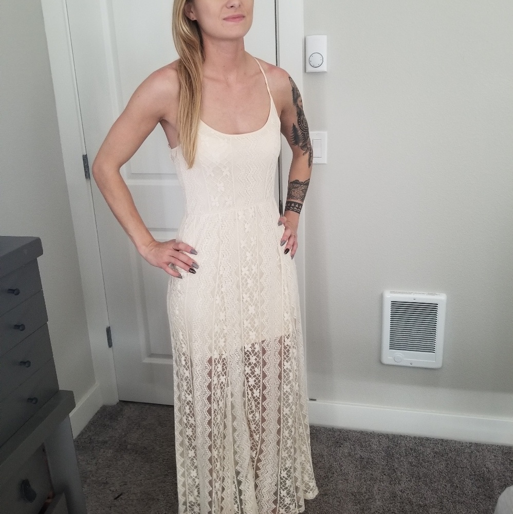 Maxi crochet dress